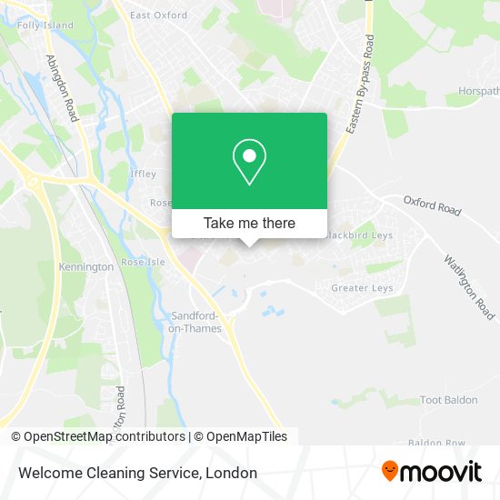 Welcome Cleaning Service map