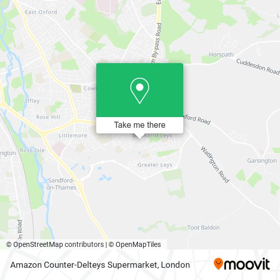 Amazon Counter-Delteys Supermarket map