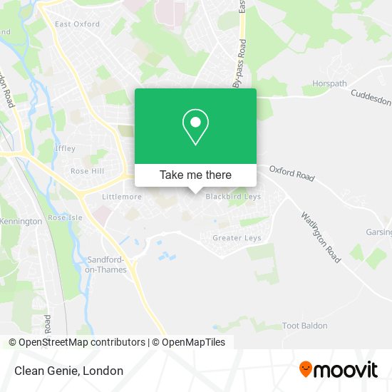Clean Genie map