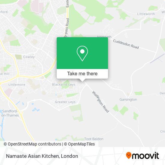 Namaste Asian Kitchen map