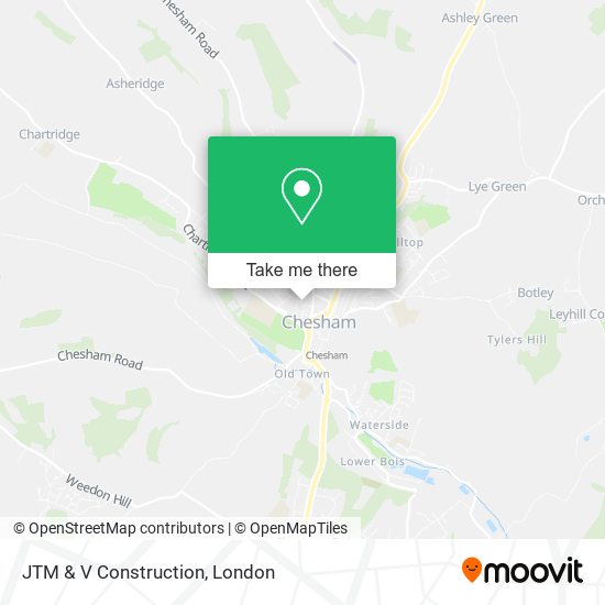 JTM & V Construction map