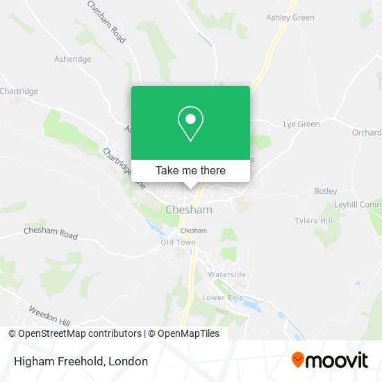 Higham Freehold map