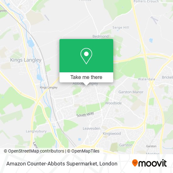 Amazon Counter-Abbots Supermarket map