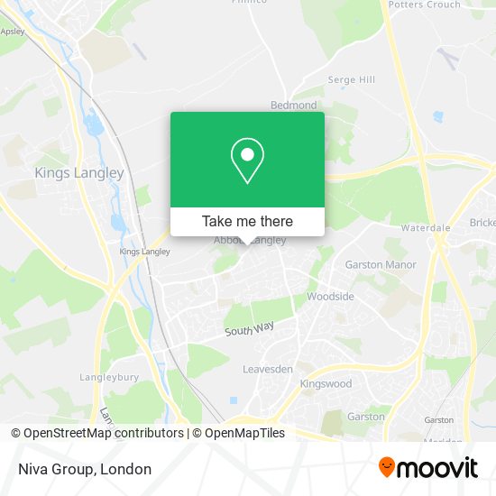 Niva Group map