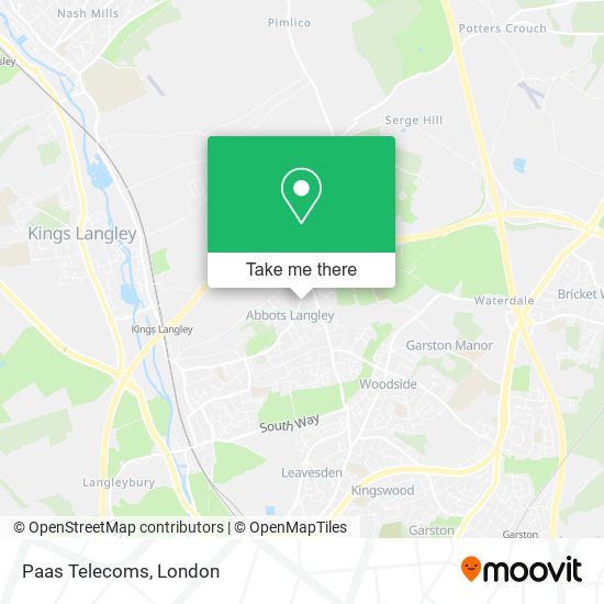 Paas Telecoms map