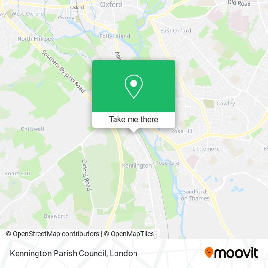 Kennington Parish Council map