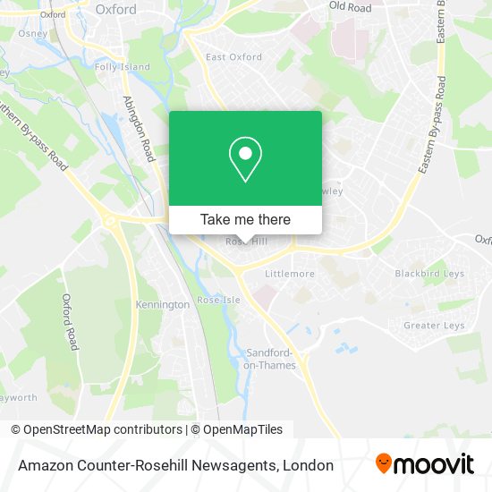 Amazon Counter-Rosehill Newsagents map