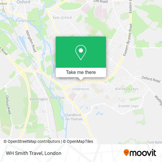 WH Smith Travel map