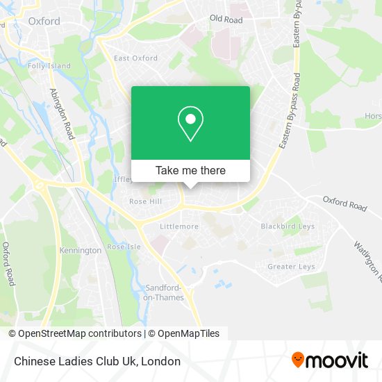 Chinese Ladies Club Uk map