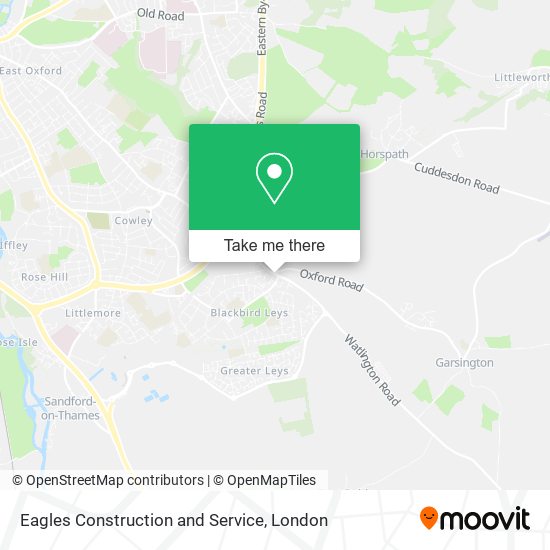 Eagles Construction and Service map