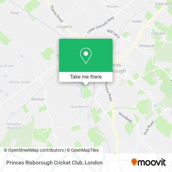 Princes Risborough Cricket Club map