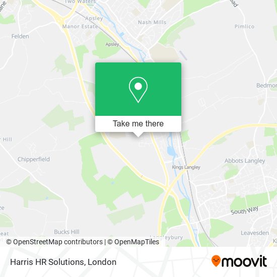 Harris HR Solutions map