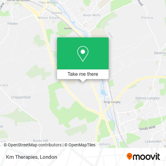 Km Therapies map