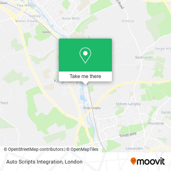 Auto Scripts Integration map