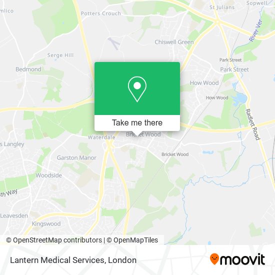 Lantern Medical Services map