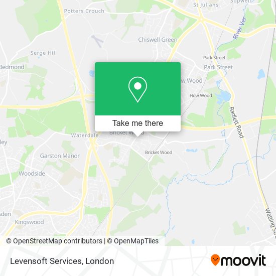 Levensoft Services map