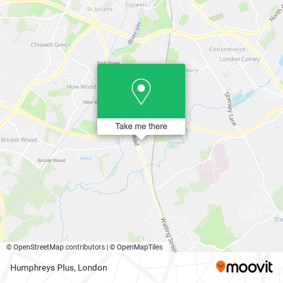 Humphreys Plus map