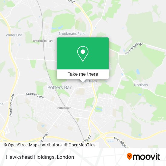 Hawkshead Holdings map
