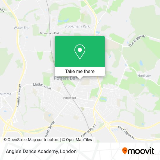 Angie's Dance Academy map