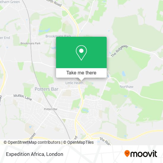 Expedition Africa map