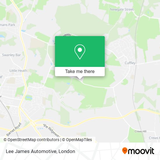 Lee James Automotive map