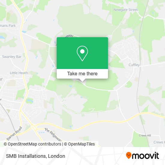 SMB Installations map