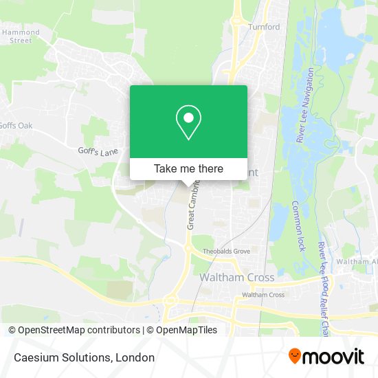 Caesium Solutions map