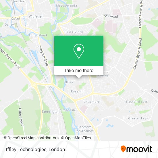 Iffley Technologies map