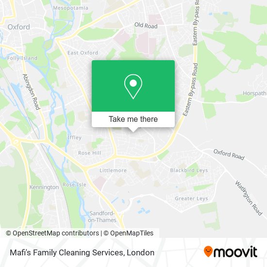 Mafi's Family Cleaning Services map