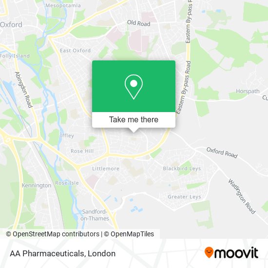 AA Pharmaceuticals map