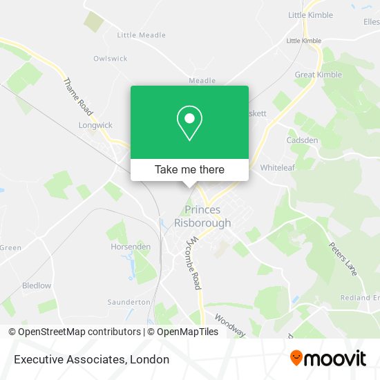 Executive Associates map
