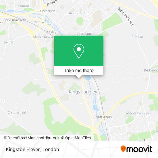 Kingston Eleven map
