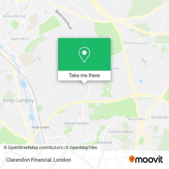 Clarendon Financial map