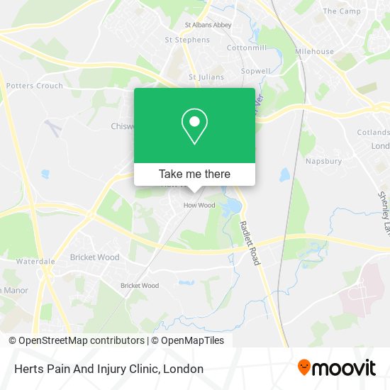 Herts Pain And Injury Clinic map