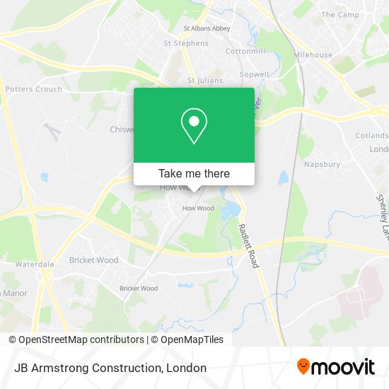 JB Armstrong Construction map