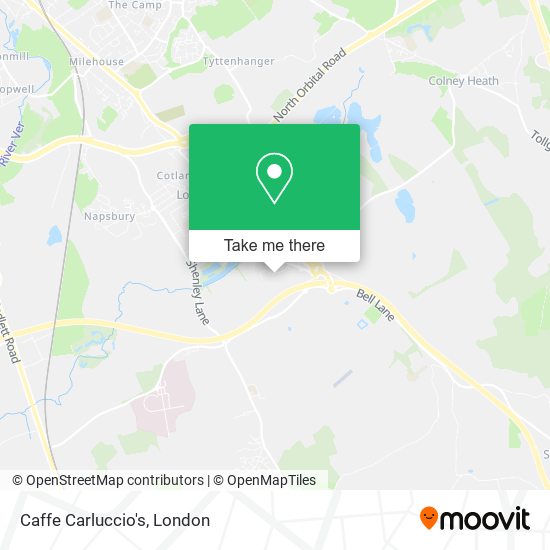 Caffe Carluccio's map