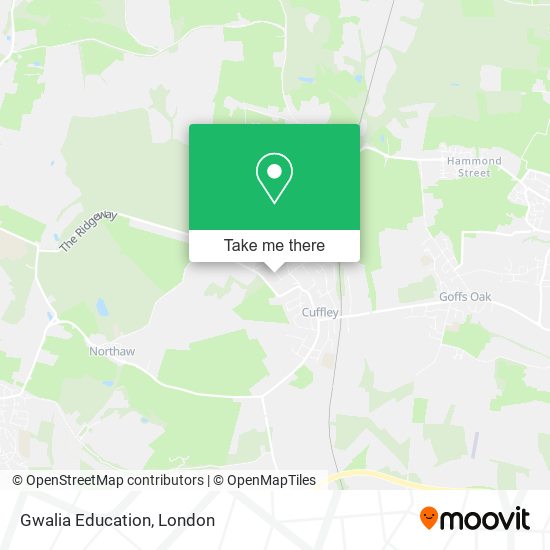 Gwalia Education map