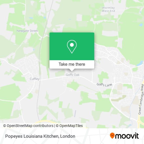 Popeyes Louisiana Kitchen map