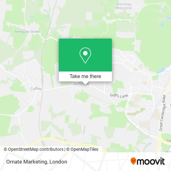 Ornate Marketing map