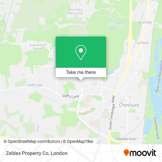 Zeldex Property Co map