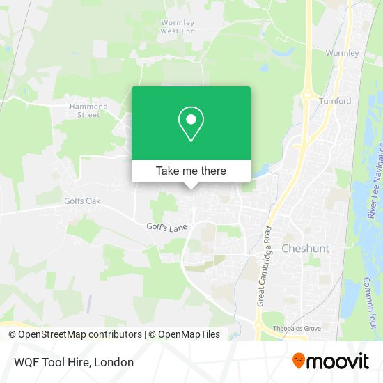 WQF Tool Hire map