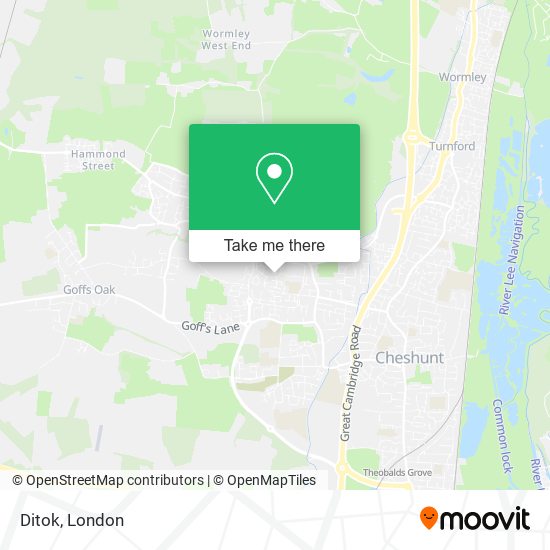 Ditok map