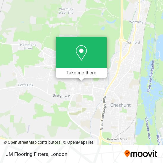 JM Flooring Fitters map