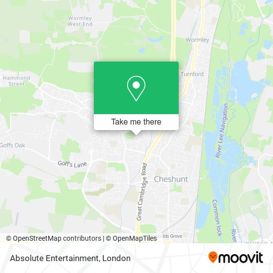 Absolute Entertainment map