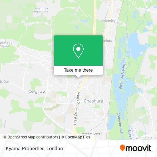 Kyama Properties map