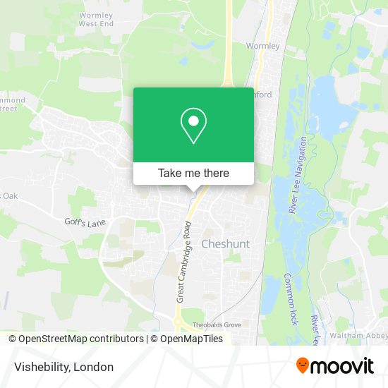 Vishebility map