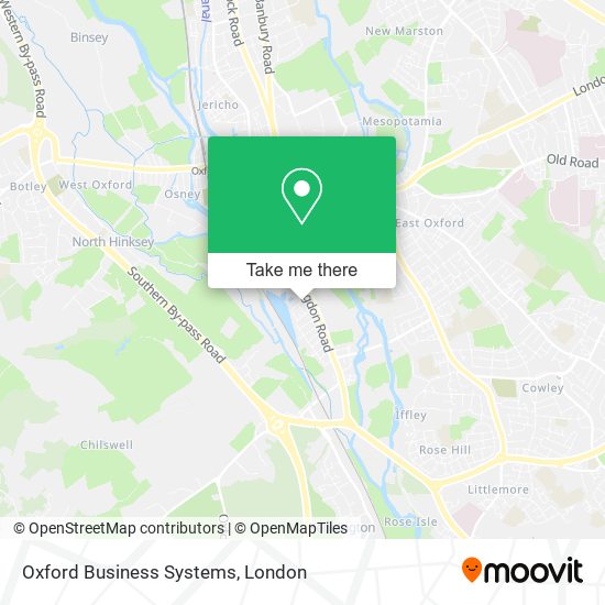 Oxford Business Systems map