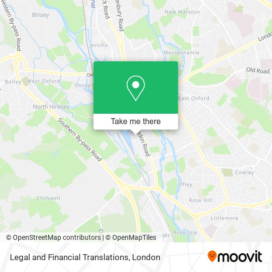 Legal and Financial Translations map