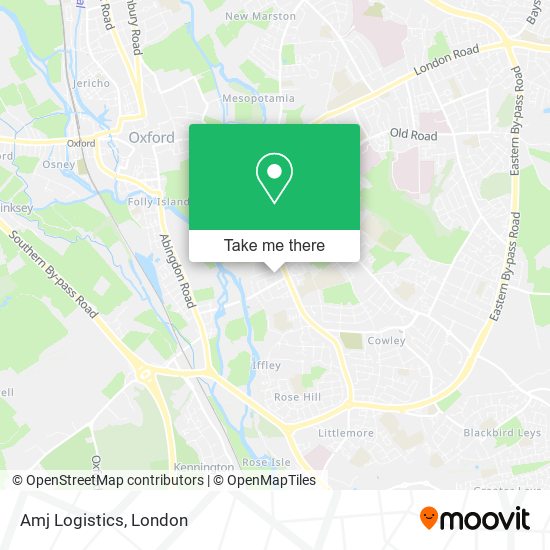 Amj Logistics map