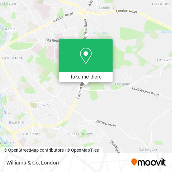 Williams & Co map